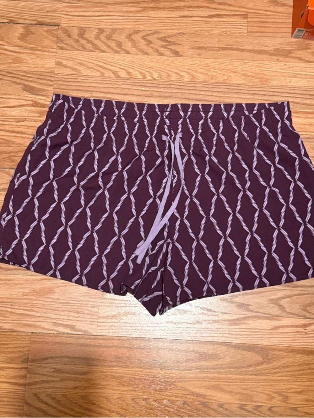 Gilligan & O'Malley Purple Patterned Sleep Shorts